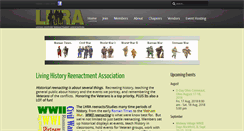 Desktop Screenshot of lhrareenacting.com