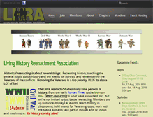 Tablet Screenshot of lhrareenacting.com